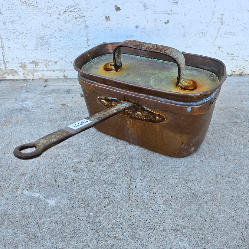 French Copper Covered Pan