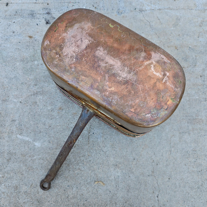 French Copper Covered Pan