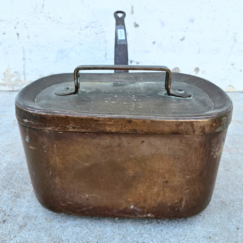 French Covered Copper Pan