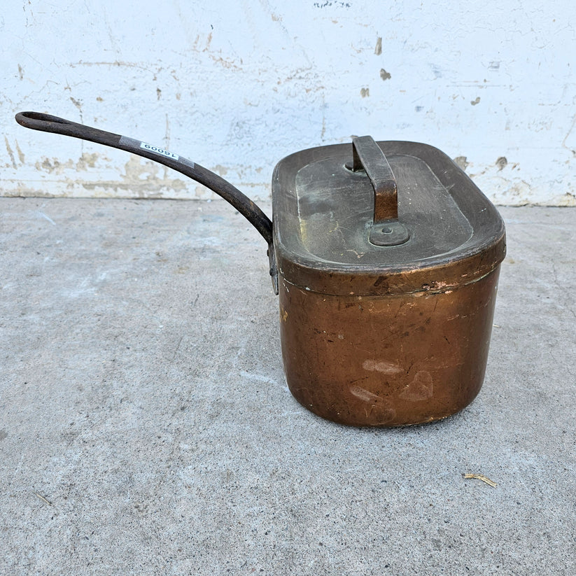 French Covered Copper Pan