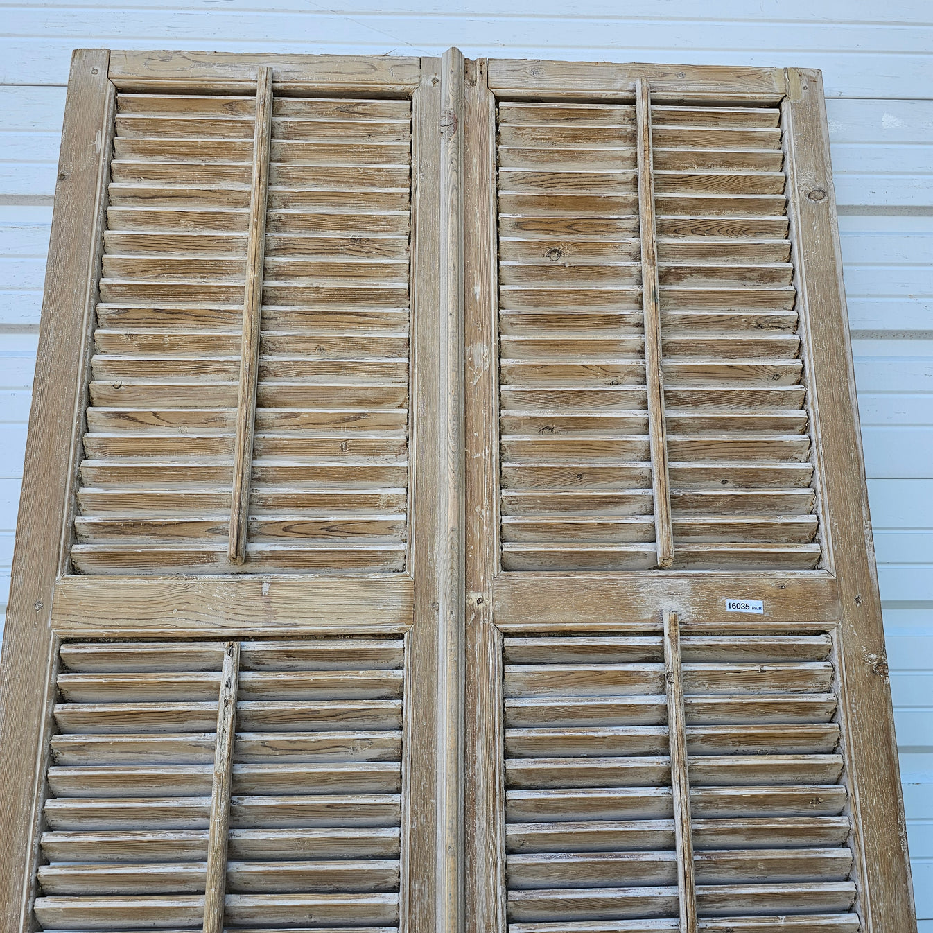 Pair of Wood French Shutter Doors