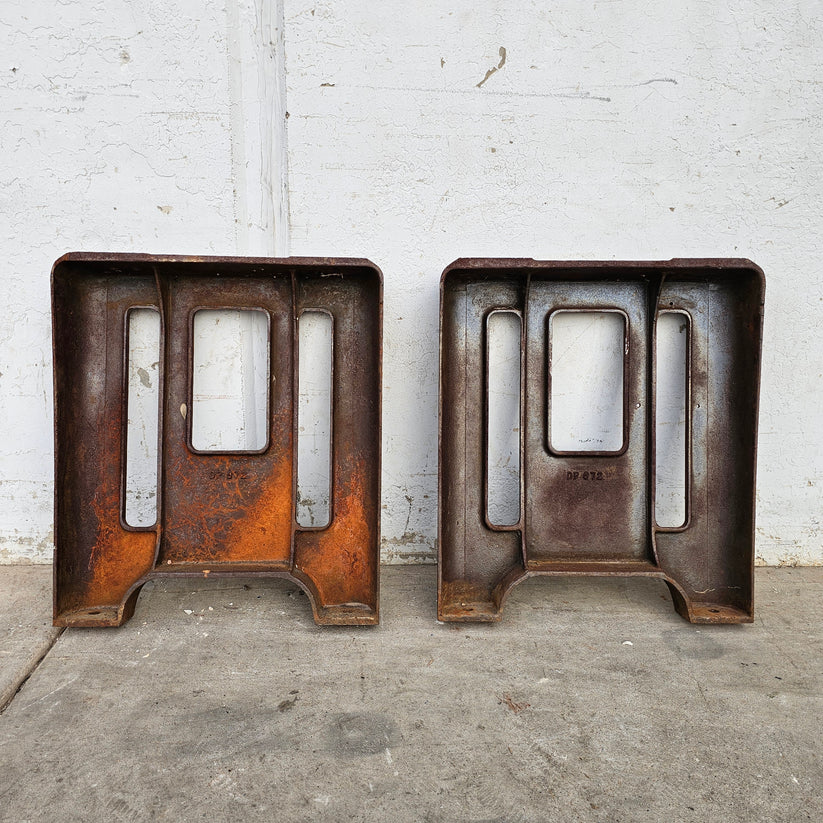 Pair of Cast Iron Table Legs