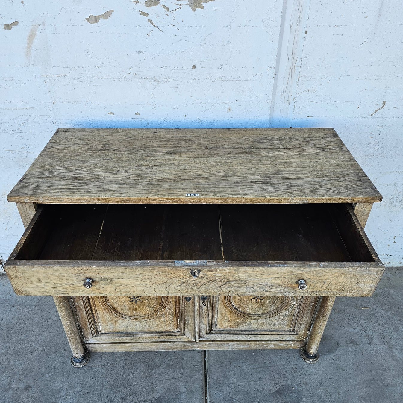 French Stripped Sideboard Cabinet