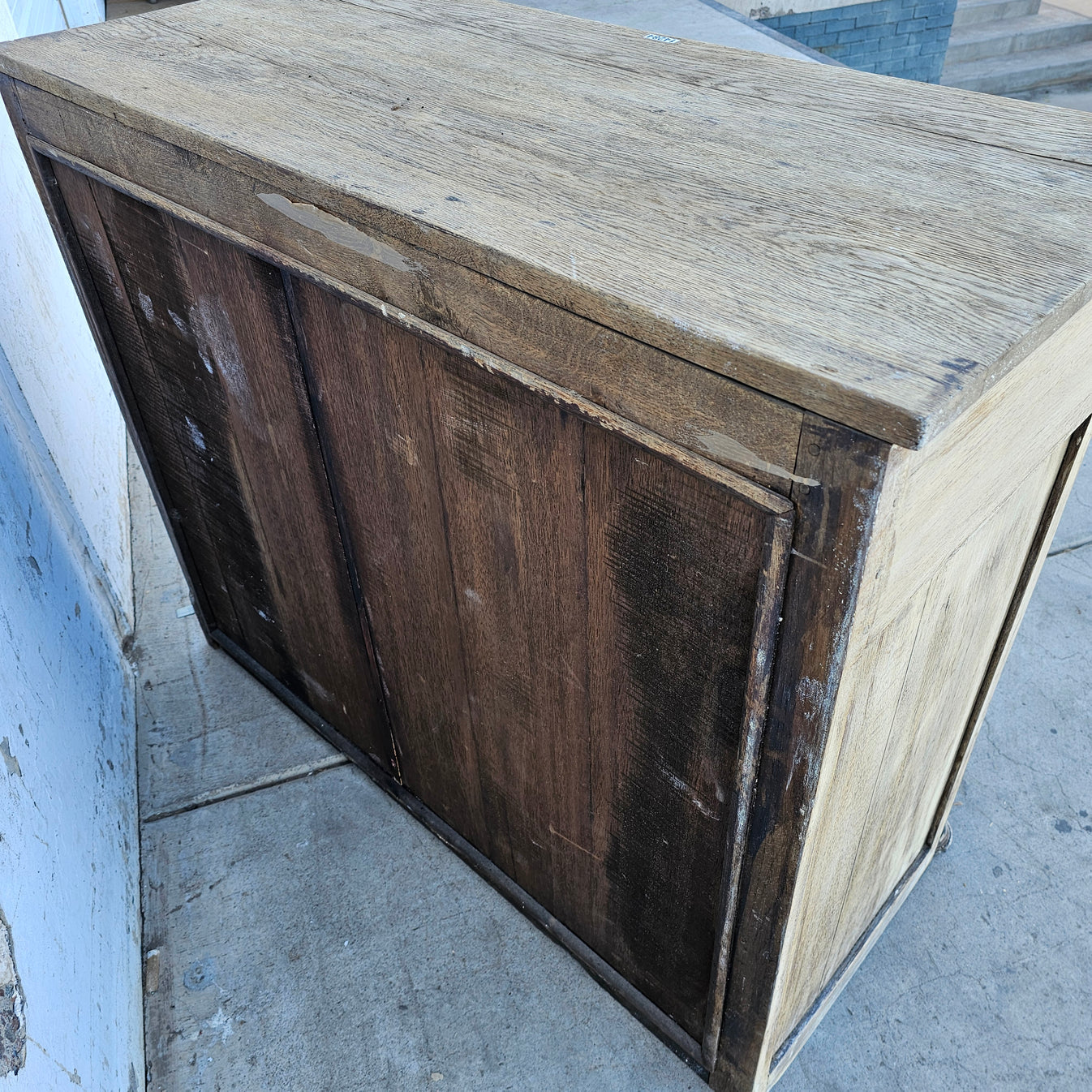 French Stripped Sideboard Cabinet