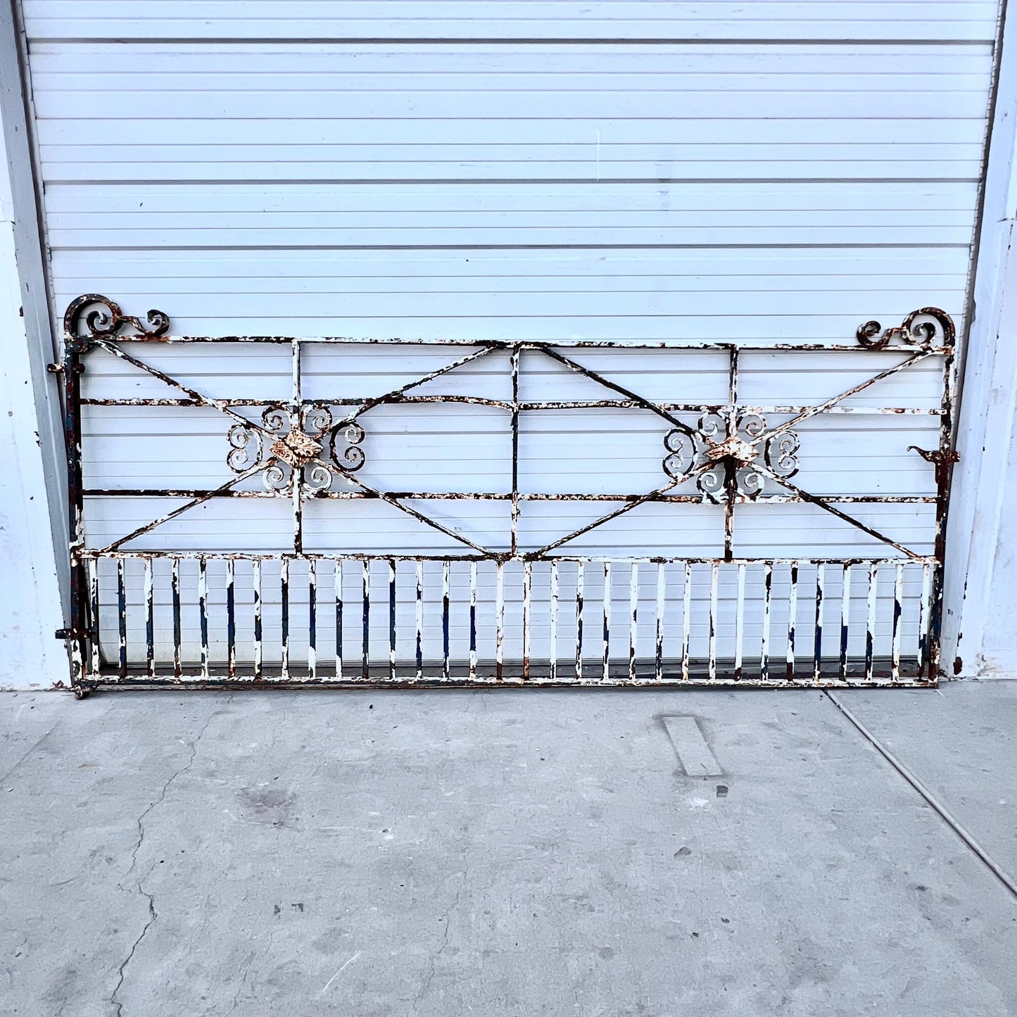 French Cast Iron Painted Gate