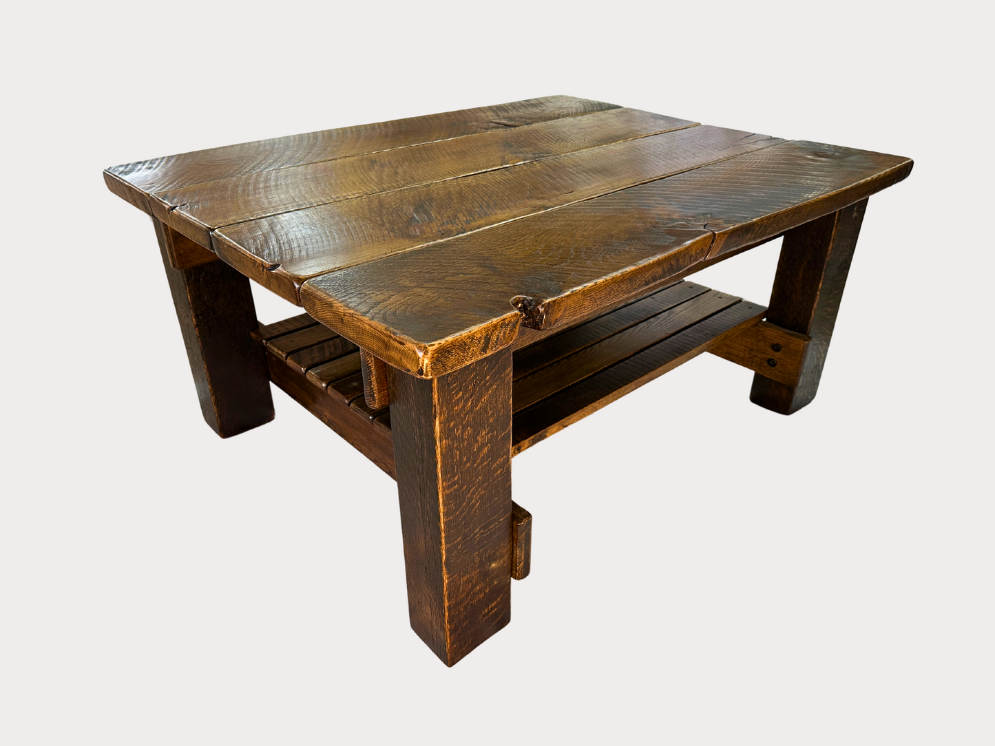 Oak Wood Lodge Coffee Table