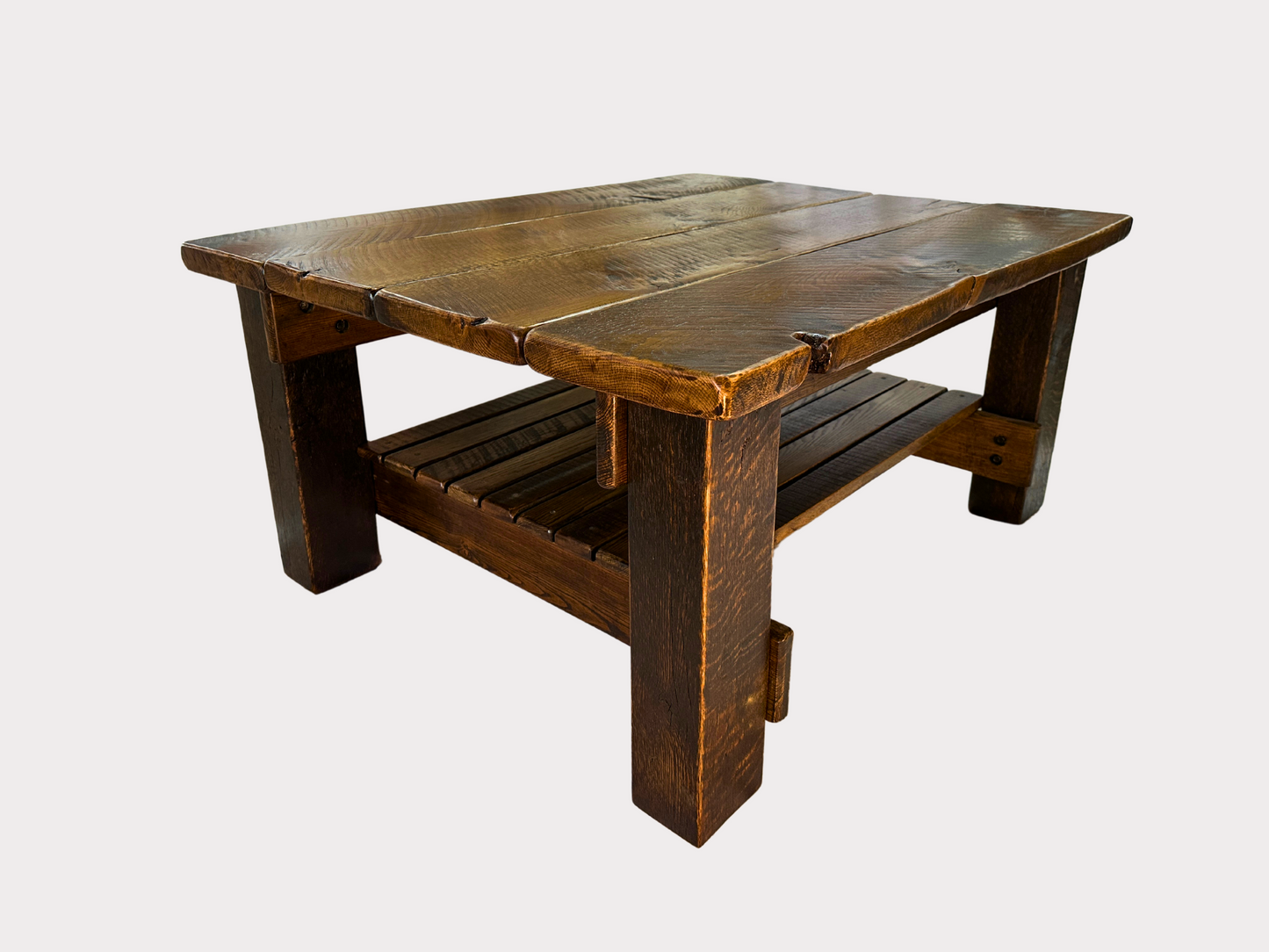 Oak Wood Lodge Coffee Table