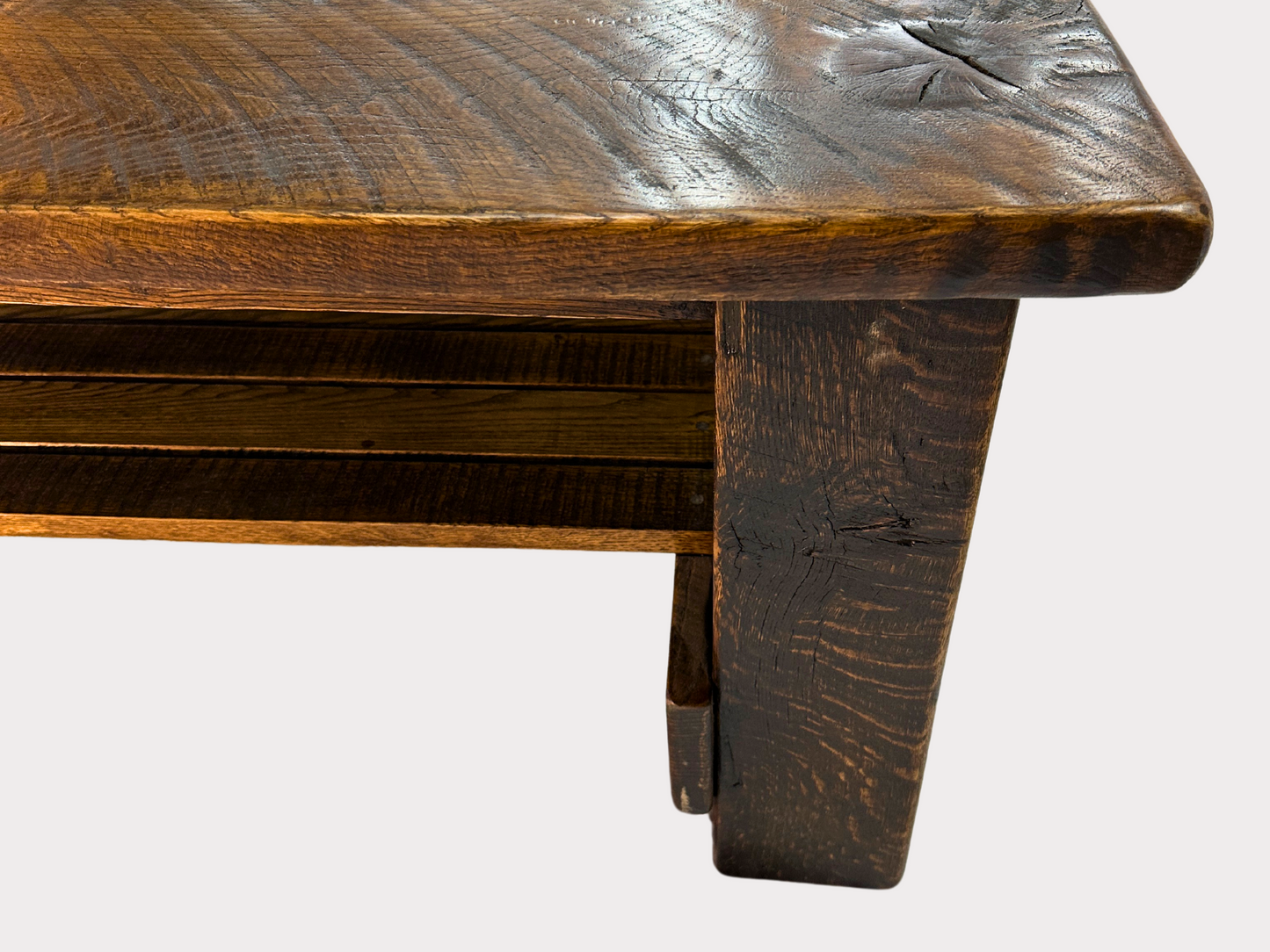 Oak Wood Lodge Coffee Table