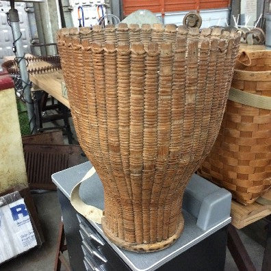 Wicker Grape Harvesting Backpack / Basket