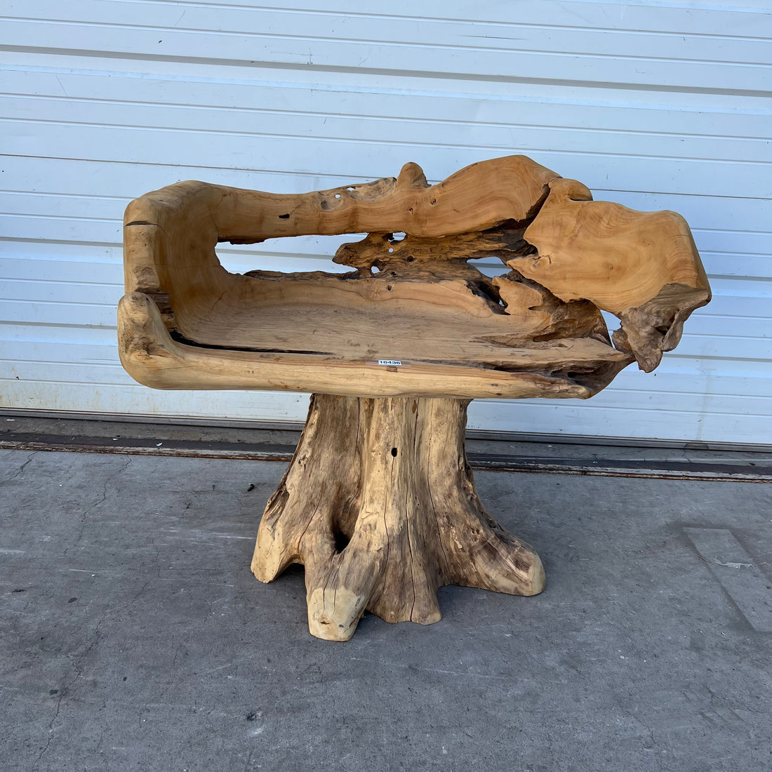 Primitive Wooden Stump/Root Chair