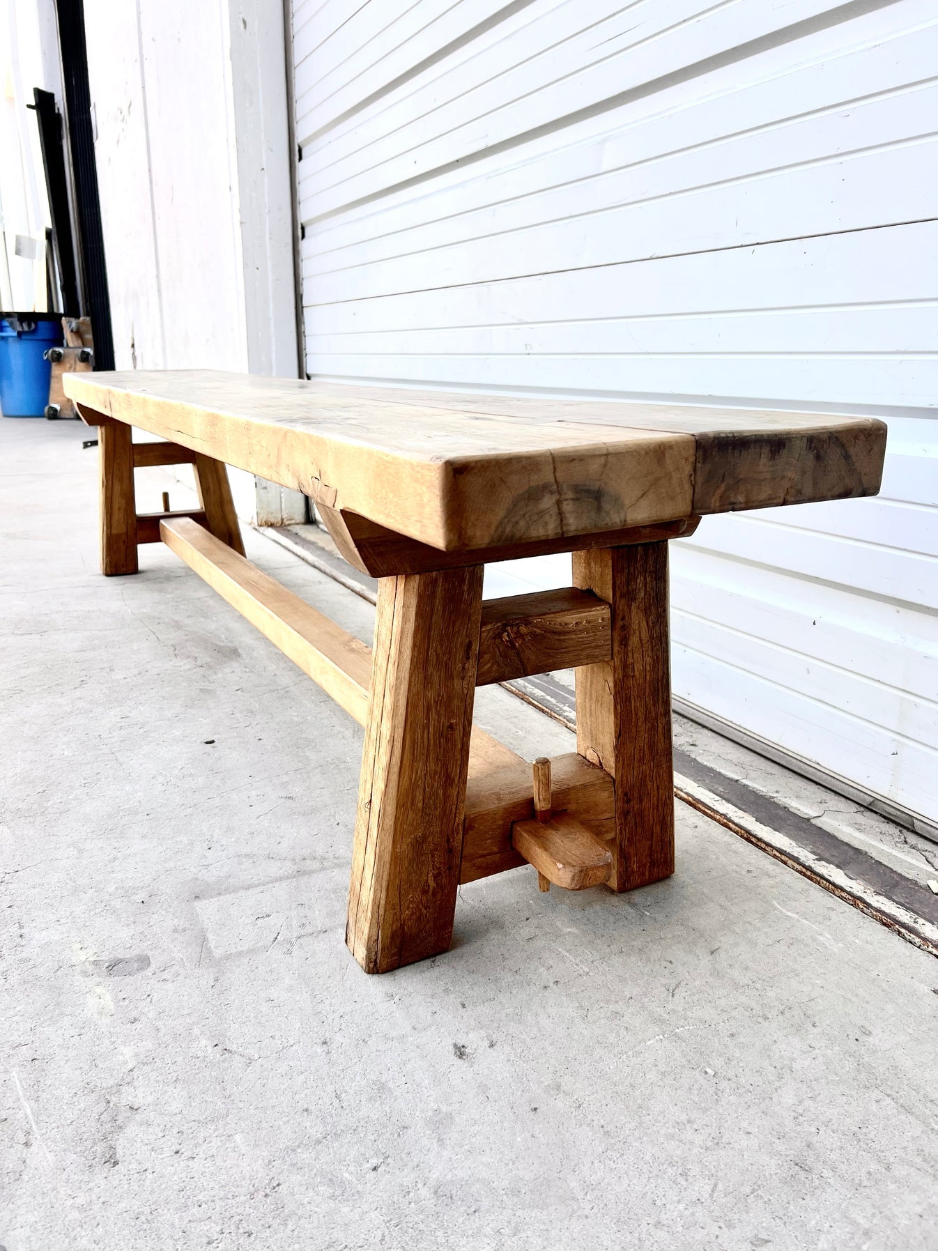 7ft Wood Bench