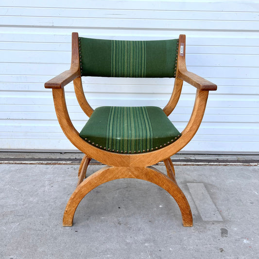 Oak "Kurul" Chair for EG Kvalitetsmøbel, 1960s Denmark
