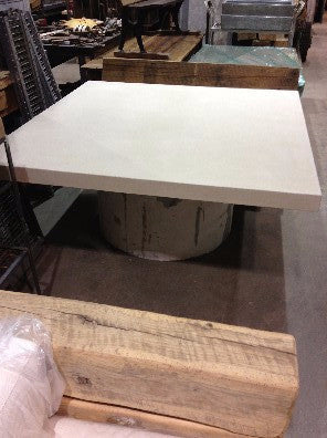 Square White Concrete Table Top