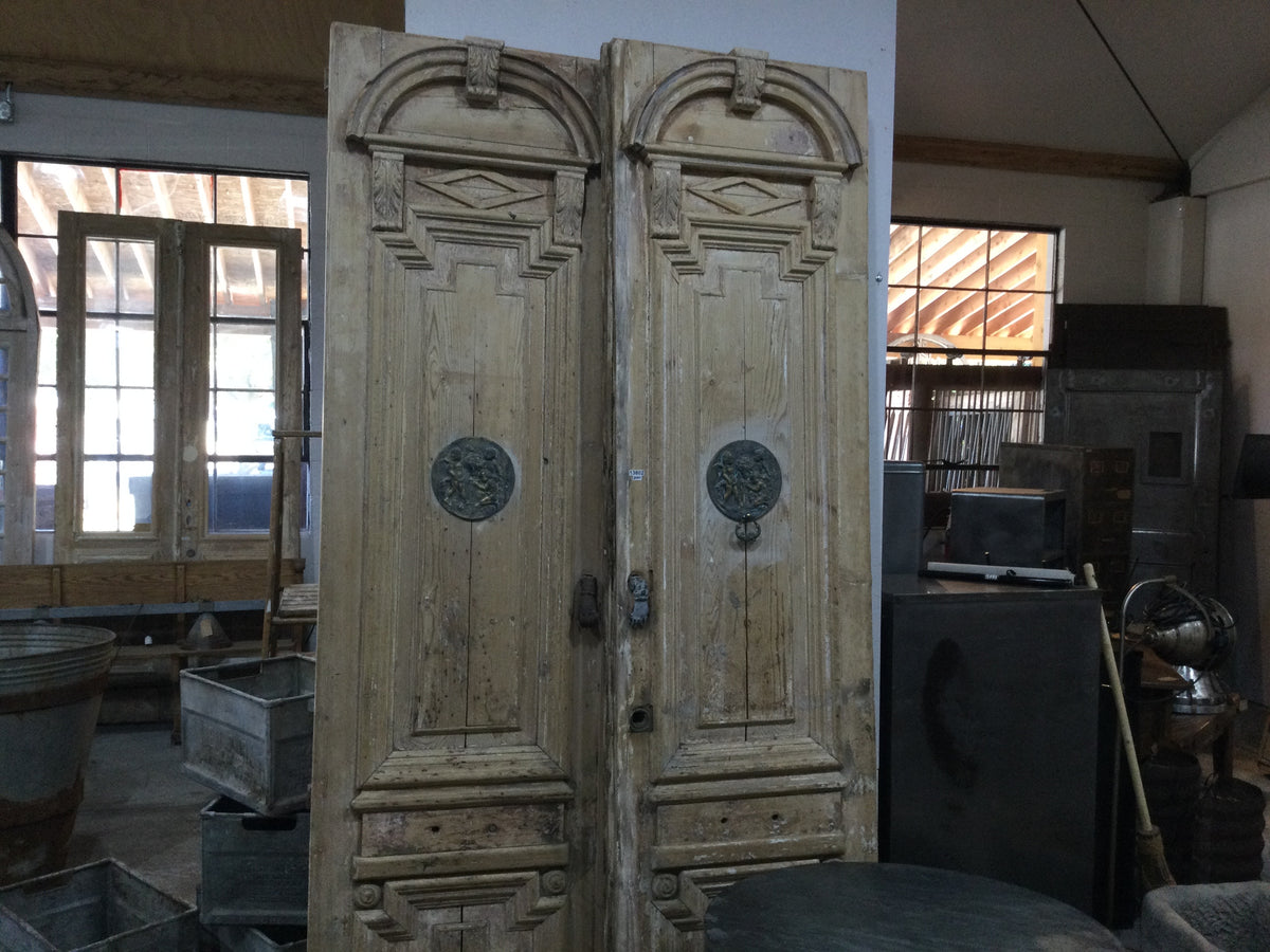 Pair of Antique Carved Doors