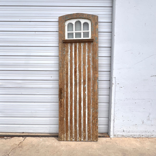 6 Lite Single Wood Antique Barn Door