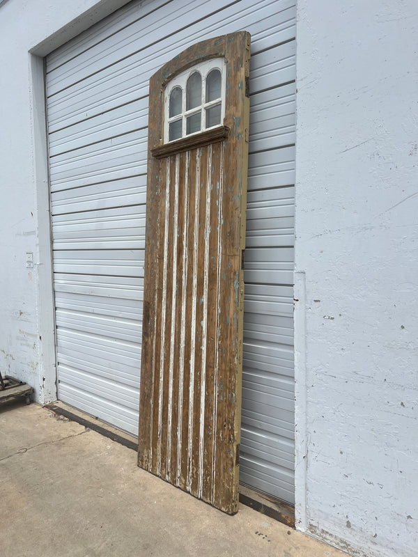 6 Lite Single Wood Antique Barn Door