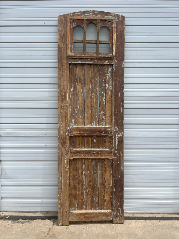 6 Lite Single Wood Antique Barn Door