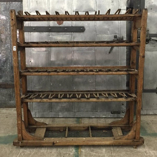 5 Tier Wood Wine Rack