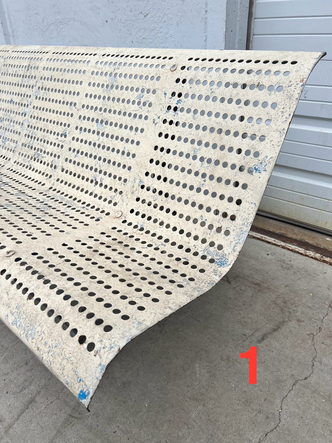 French Metal Bench