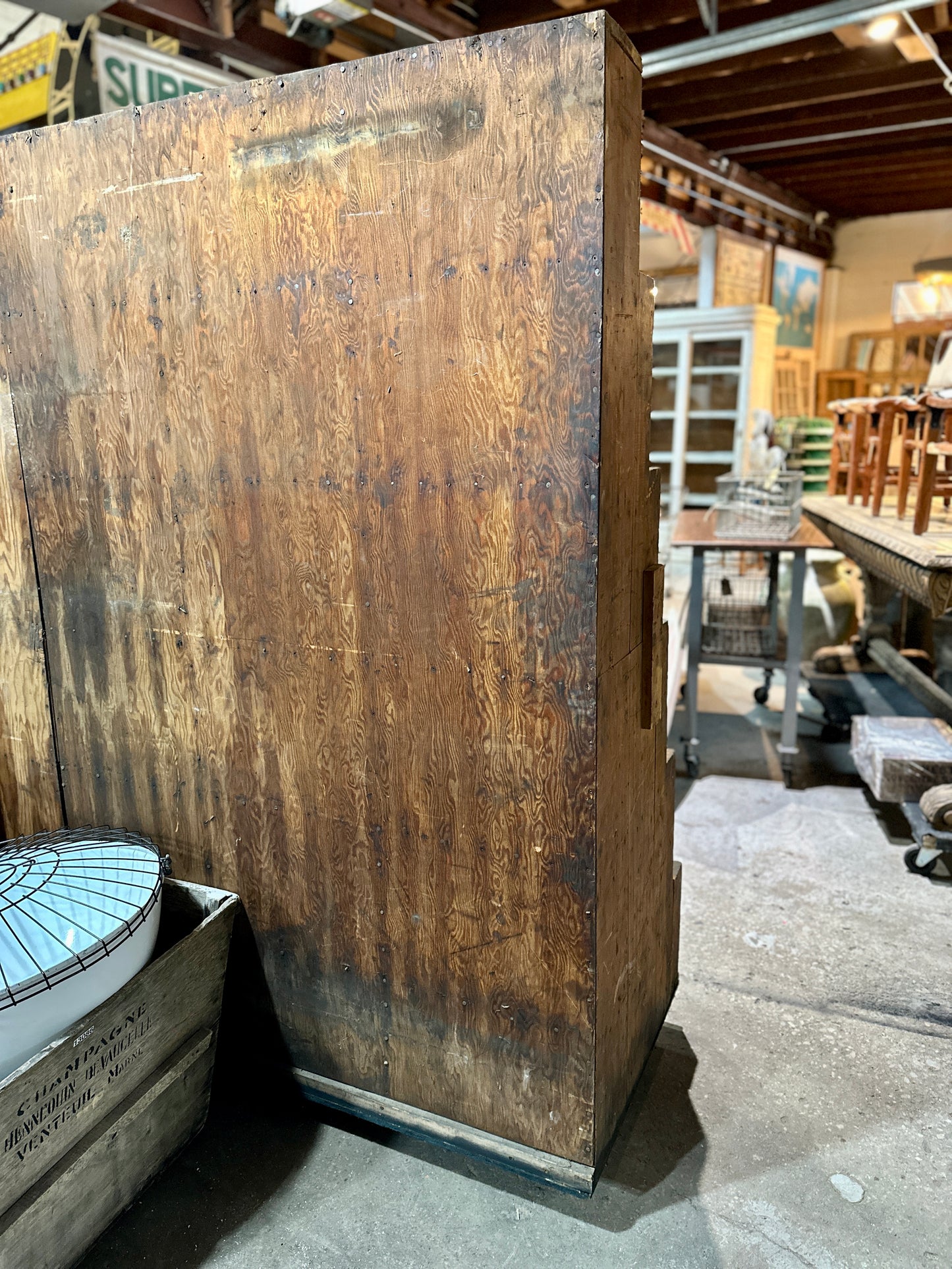 Nash Auto Dealership Storage Cubby on Casters