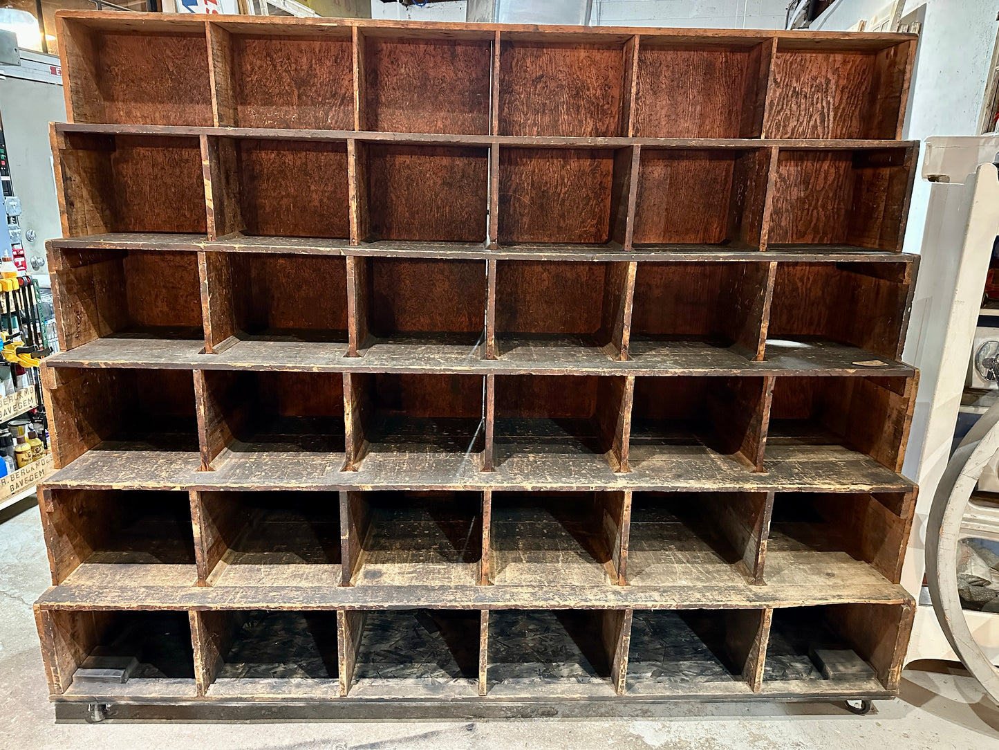 Nash Auto Dealership Storage Cubby on Casters