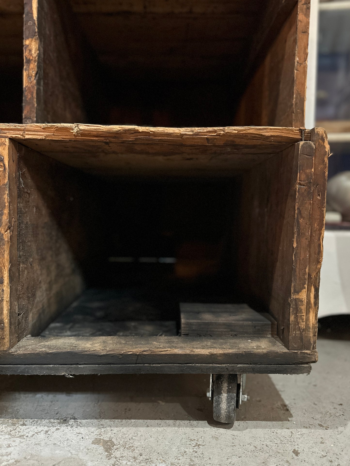 Nash Auto Dealership Storage Cubby on Casters