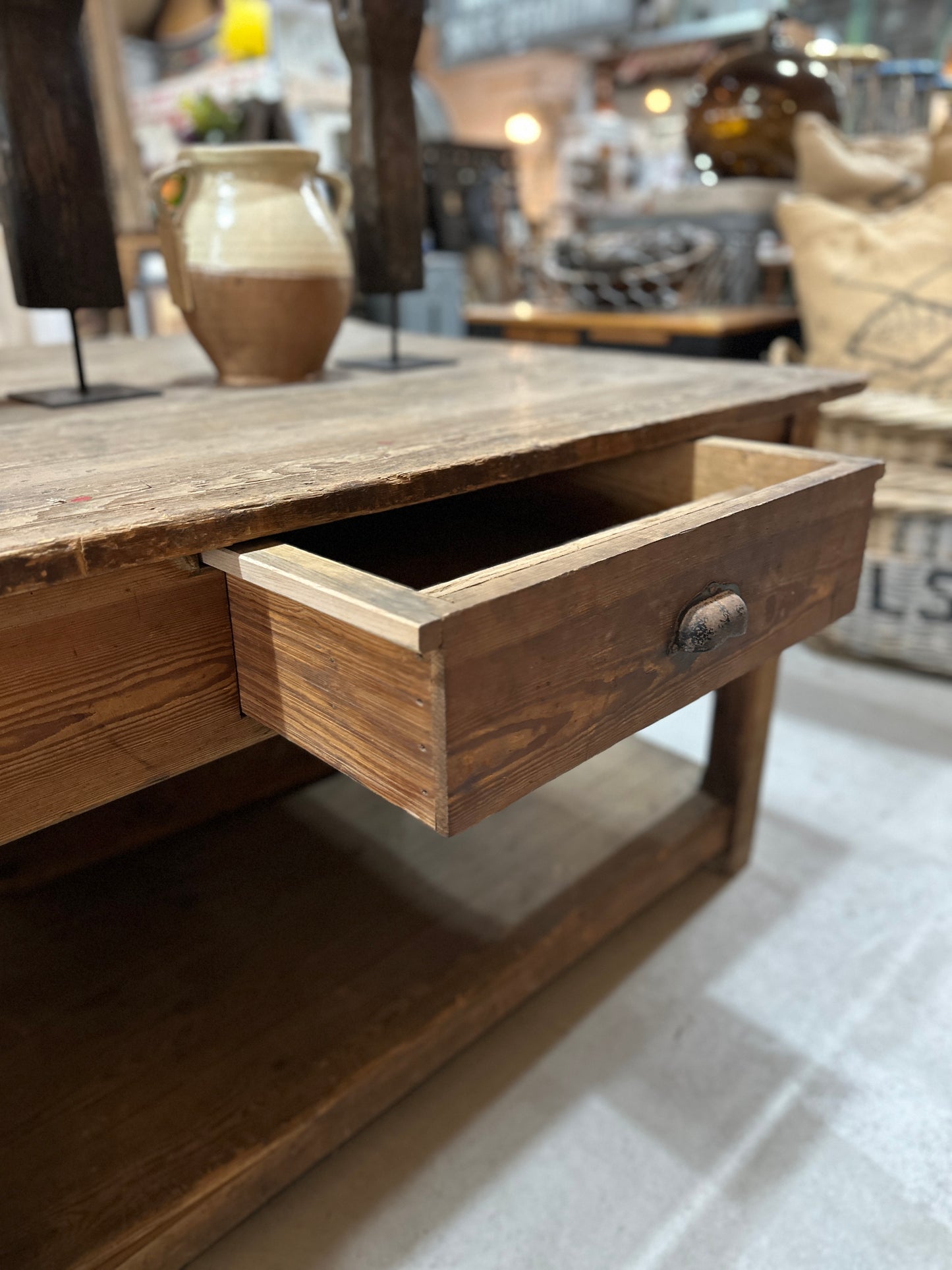 French Pine Draper Table