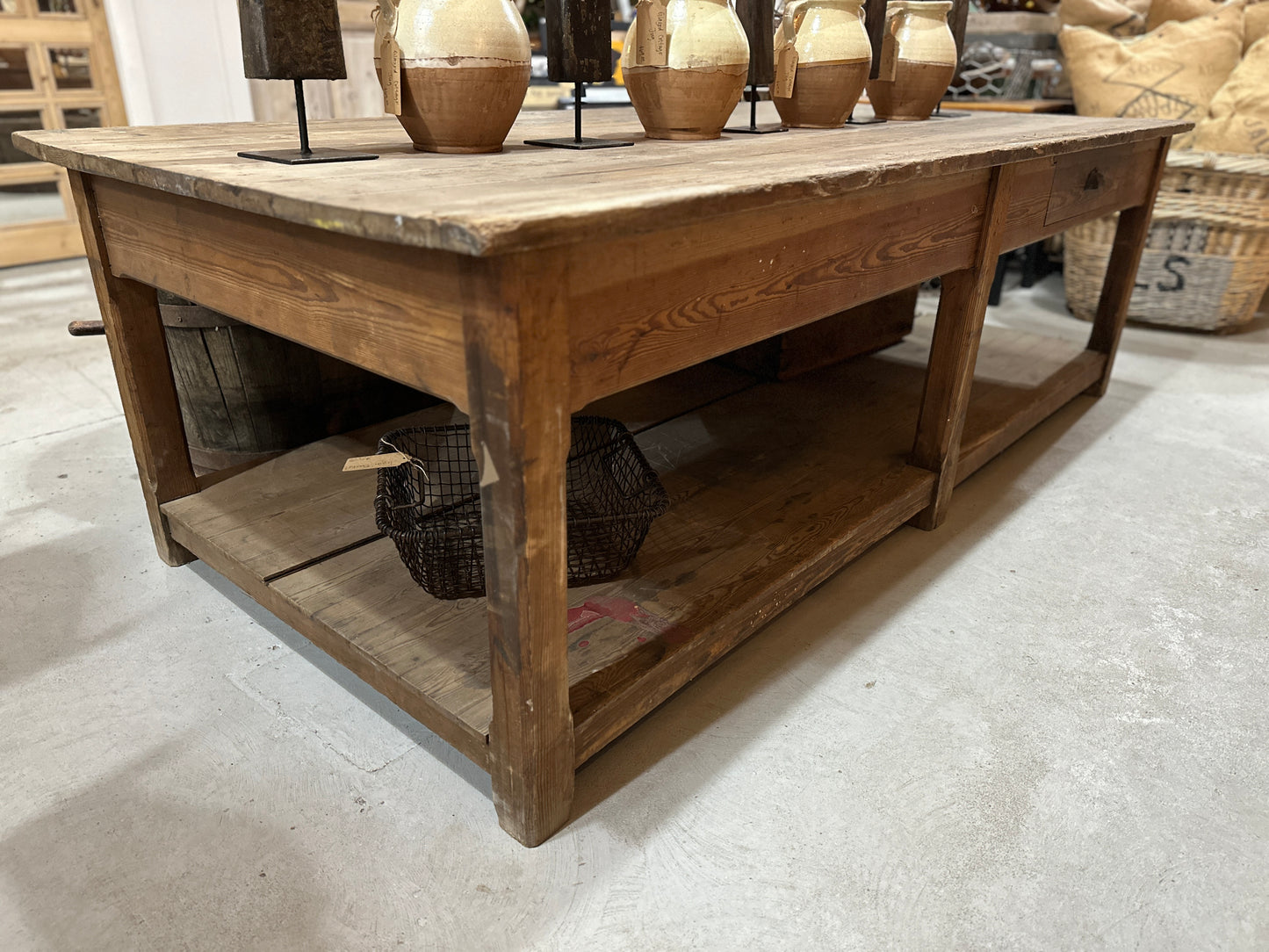 French Pine Draper Table
