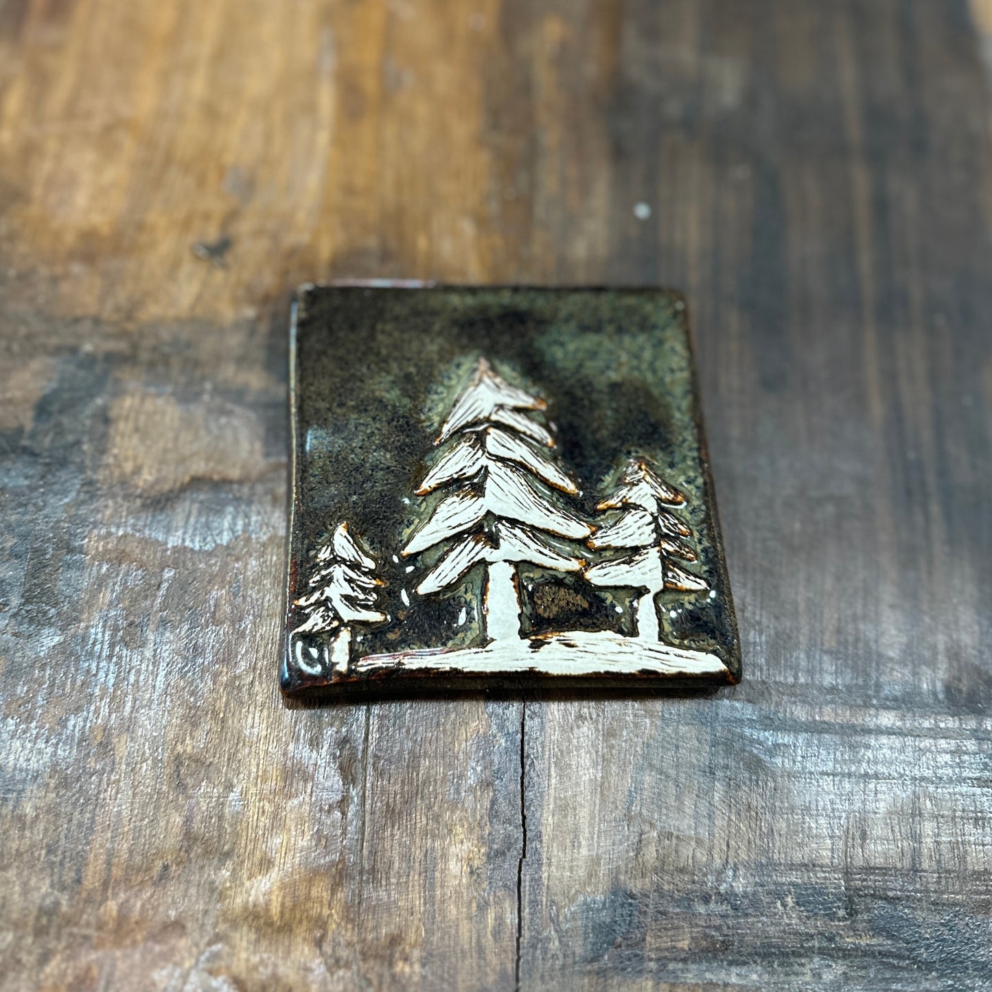 4 x 4 Pine Trees Tile