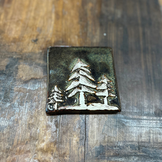 4 x 4 Pine Trees Tile