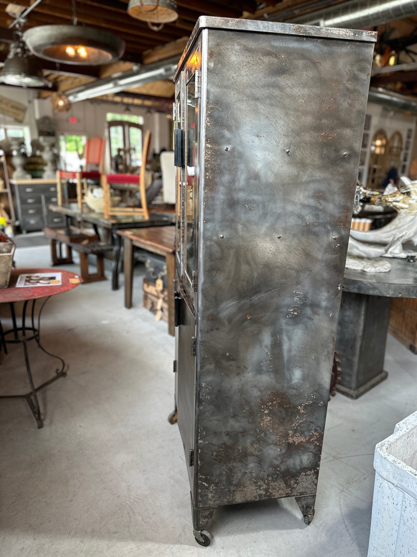 Stripped Medical Cabinet