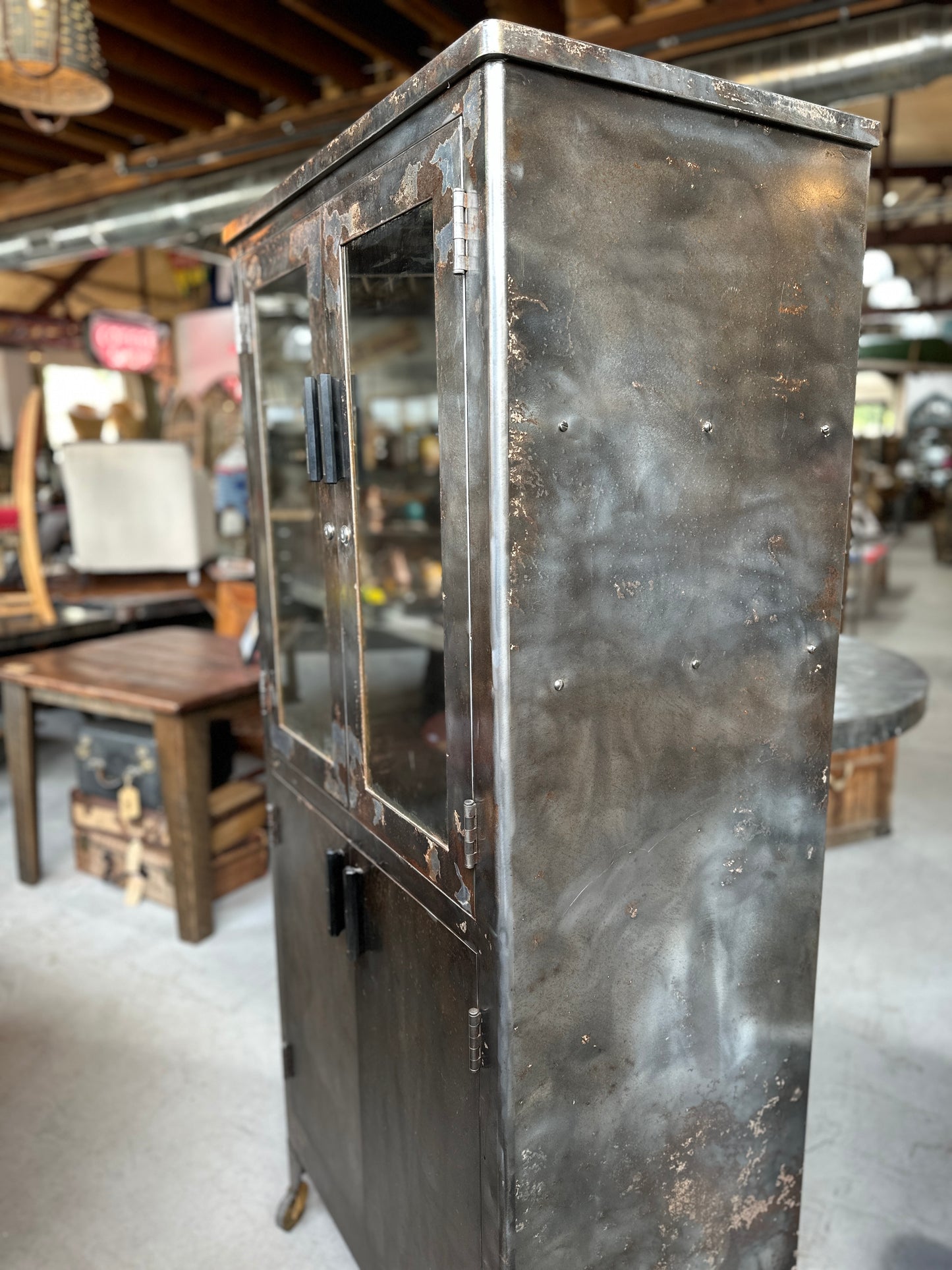 Stripped Medical Cabinet