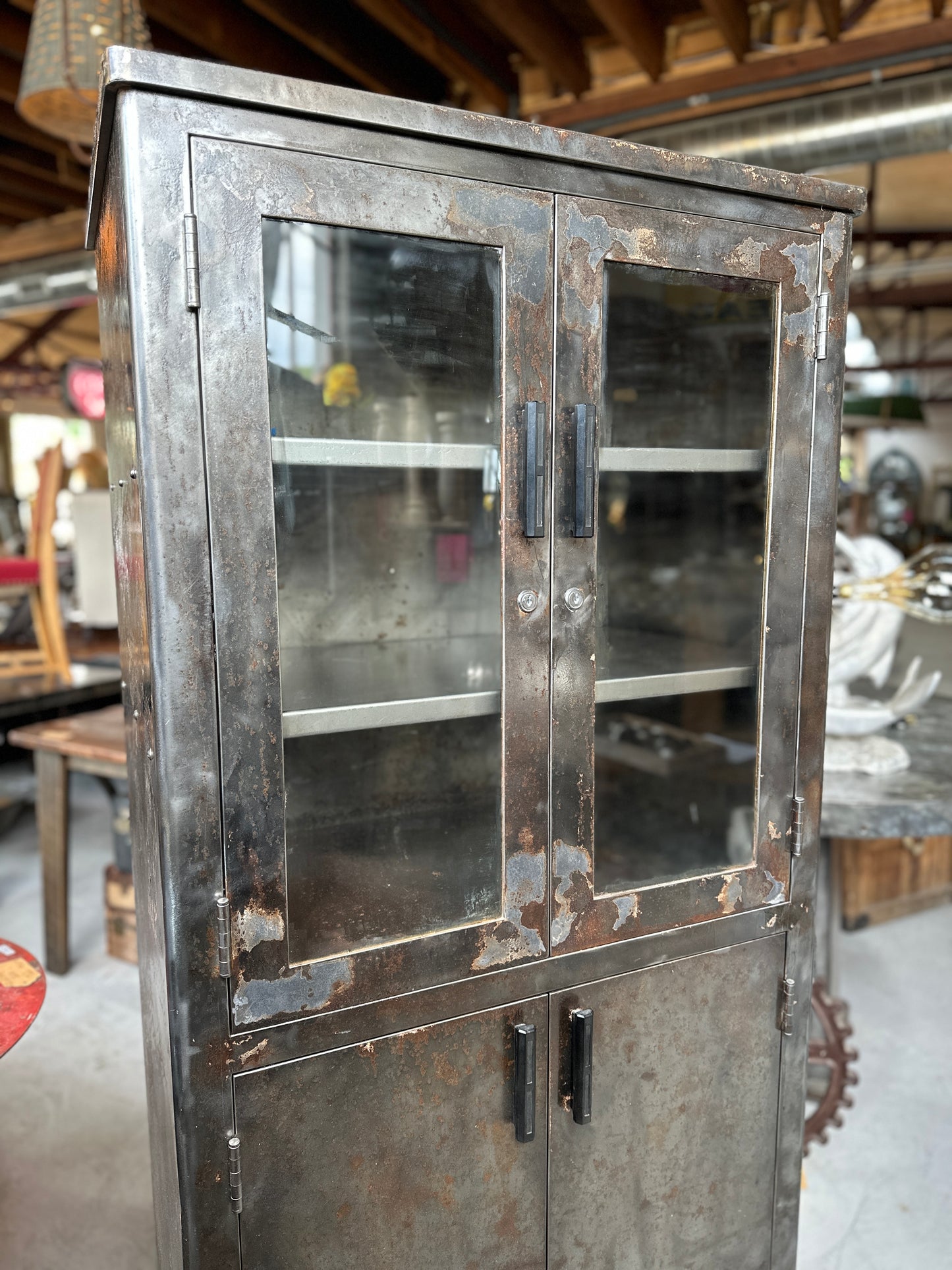 Stripped Medical Cabinet