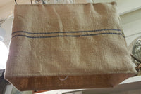 Square French Grain Sack Lamp Shade
