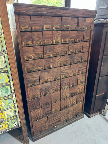 Apothecary Cabinet with Metal Drawers