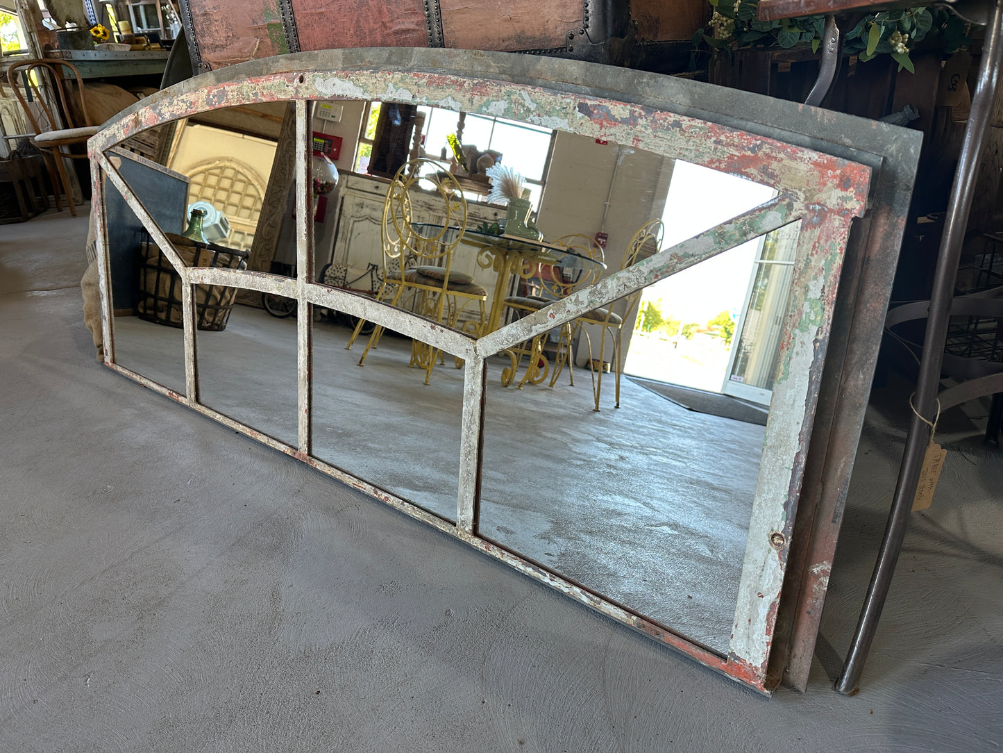 Steel French 6-Pane Mirrored Window
