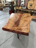 Ash Coffee Table with Base made from Radio Tower Antenna