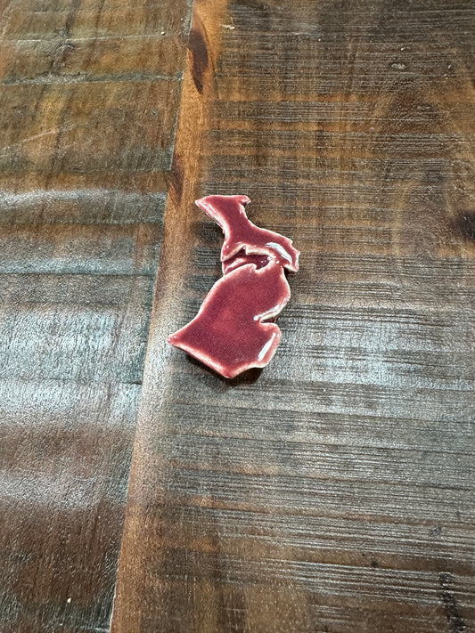Plum Michigan Magnet