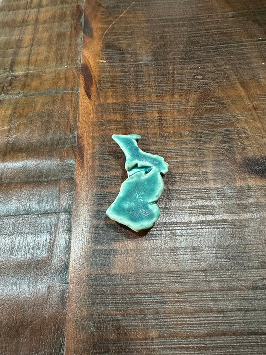 Sea Foam Michigan Magnet