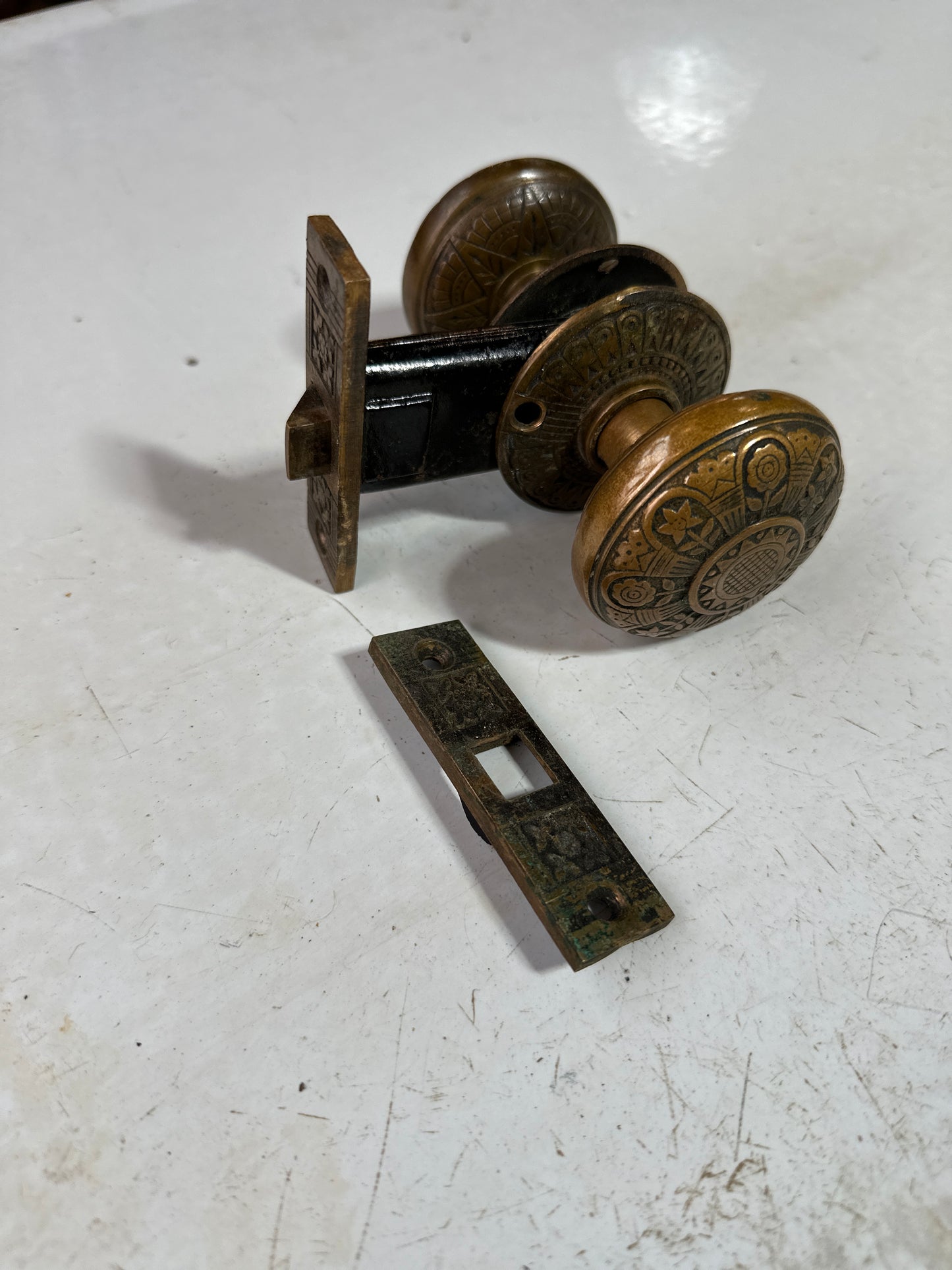 Antique Solid Brass Doorknob