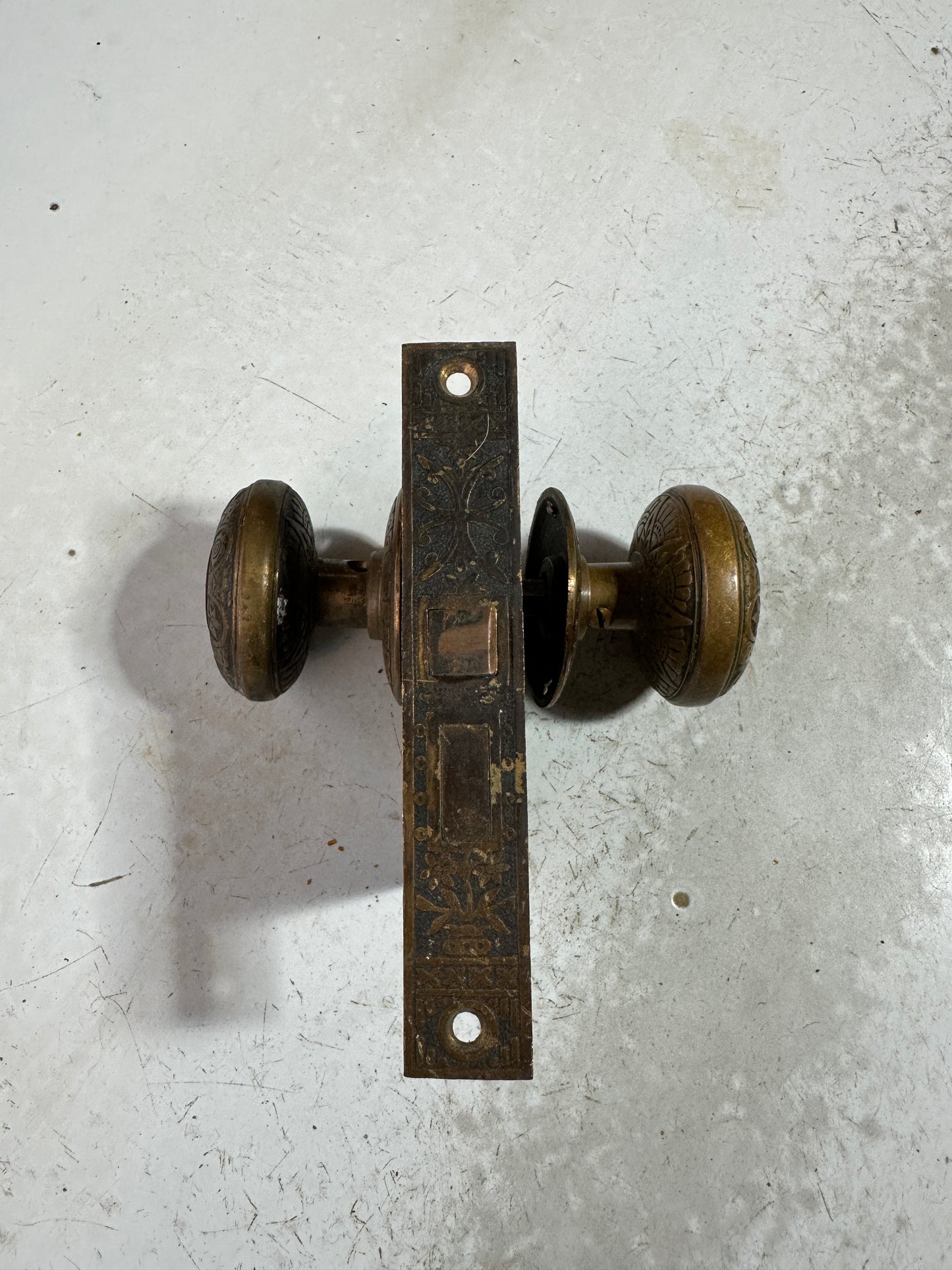 Antique Solid Brass Doorknob