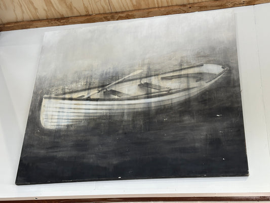 Boat painting by Matt Priebe