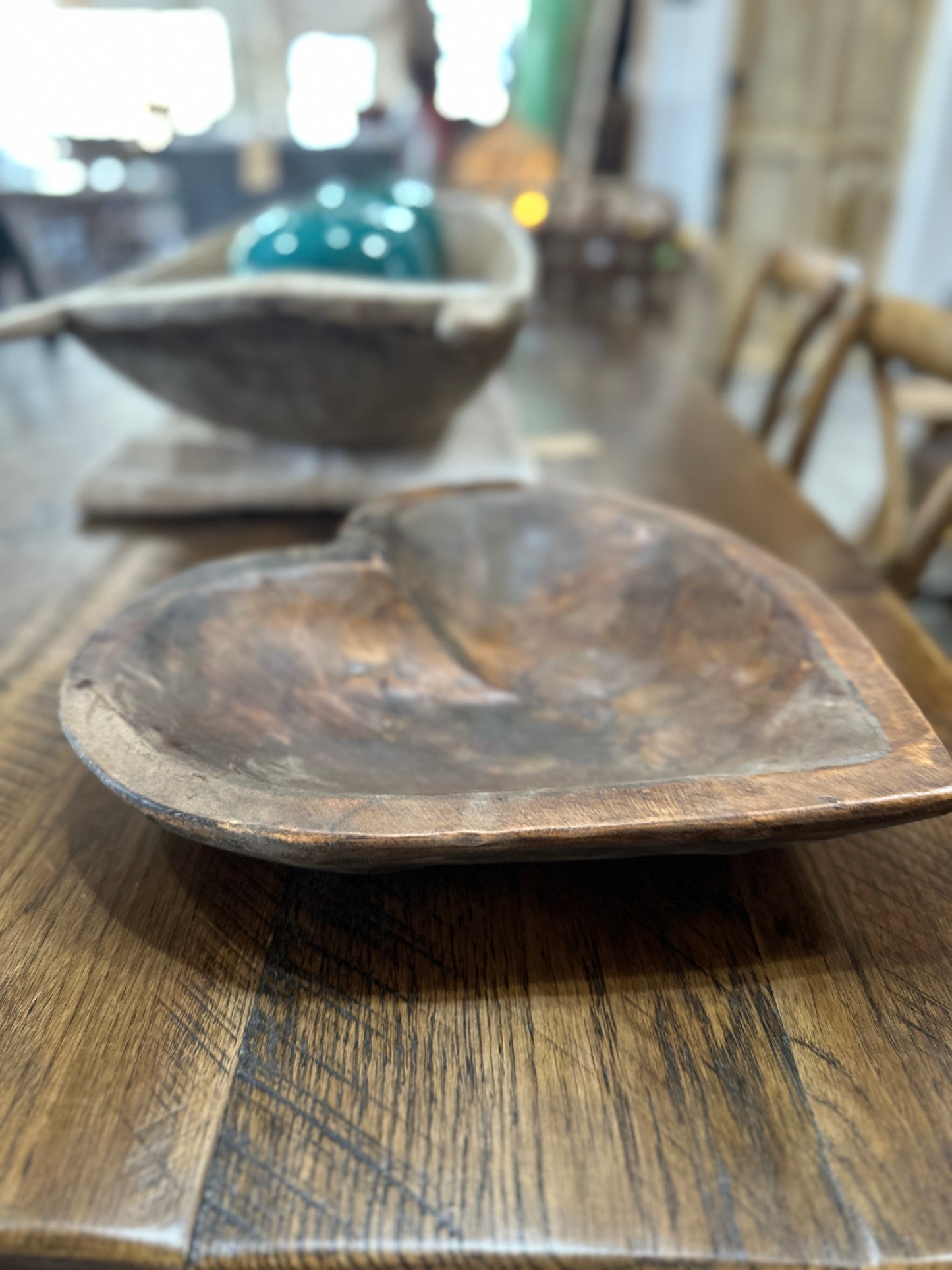 Extra Large Carved Heart Bowl