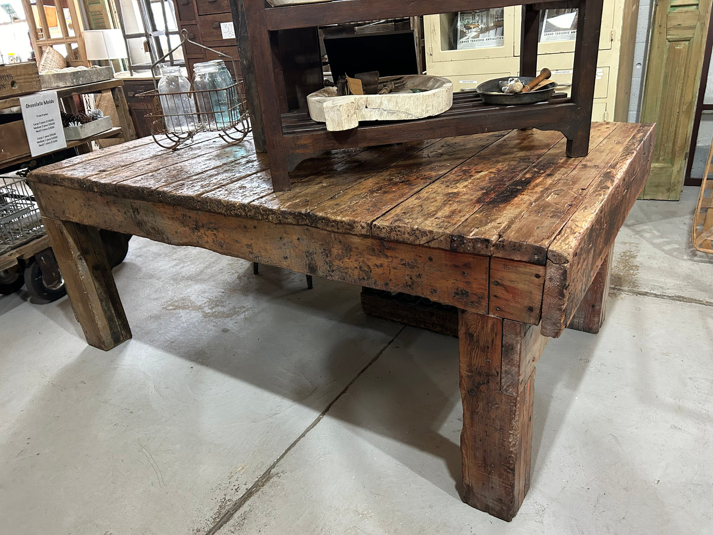 Chunky Wood Table