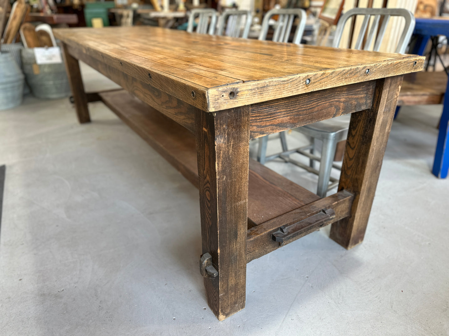 Mission Style Farm Table