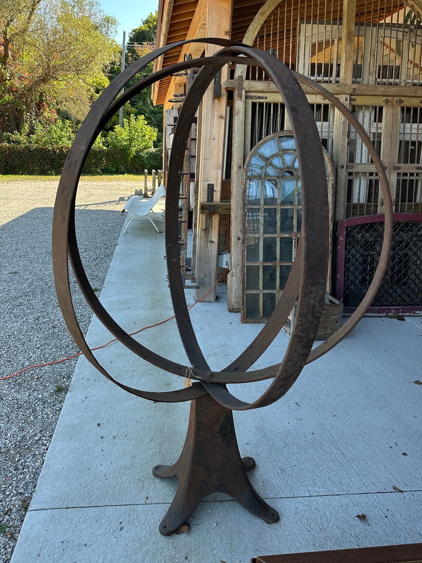 Metal Topiary Orb