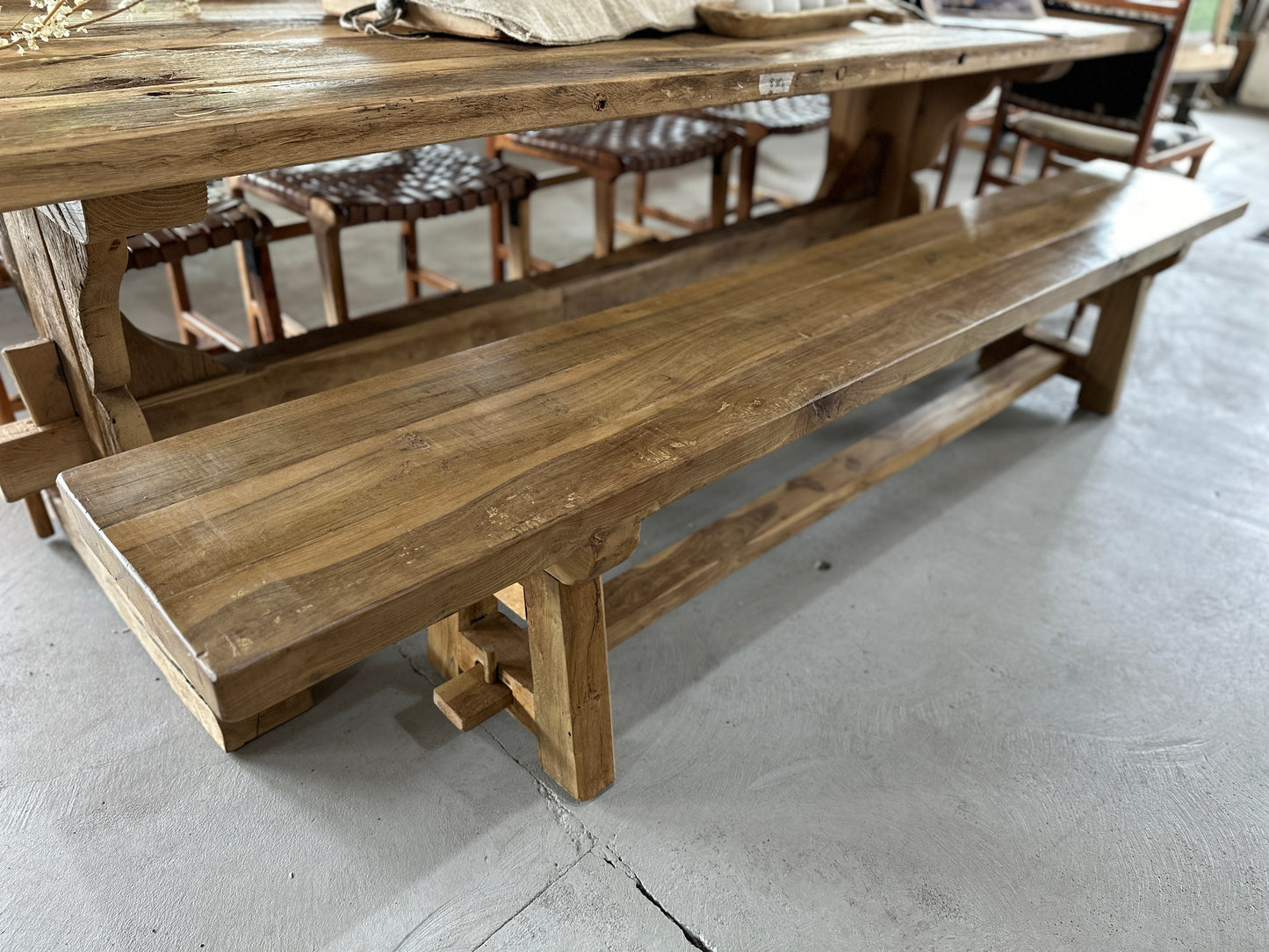 7.5ft Wood Bench