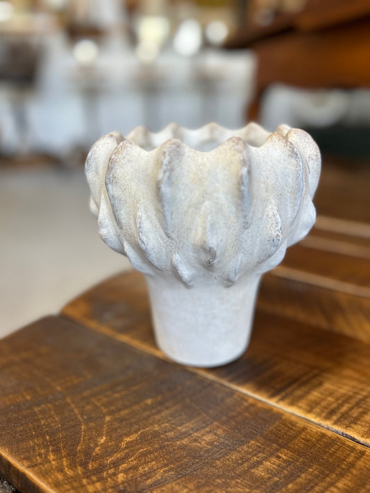 Concrete Artichoke Planter, Small