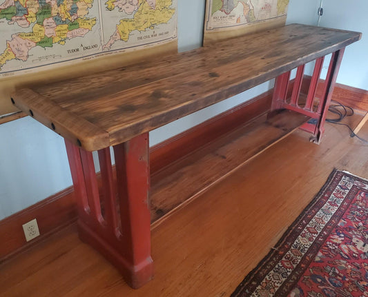 Reclaimed Wood Console Table