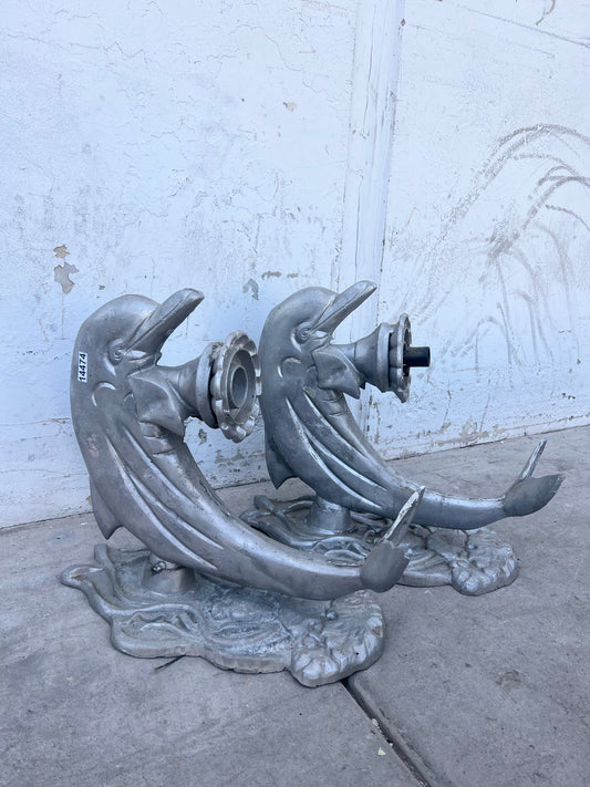 Aluminum Dolphin Sconce